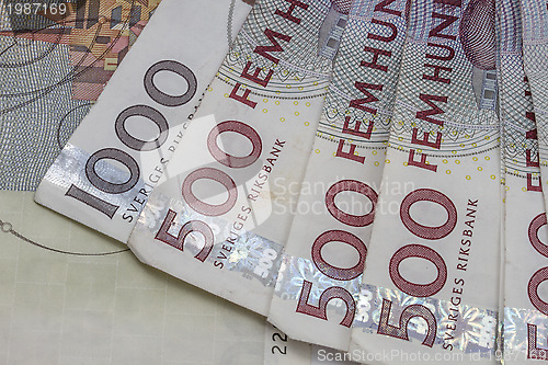 Image of Swedish currency 