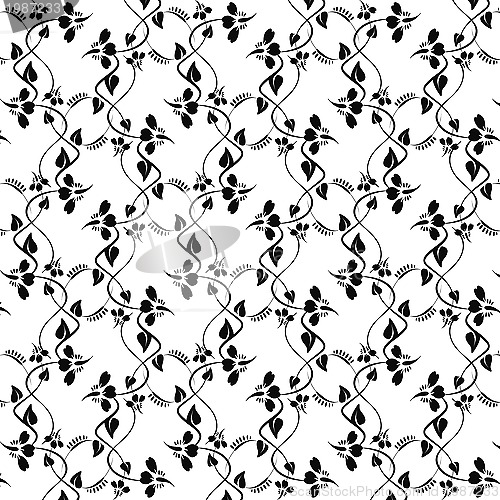 Image of seamless floral pattern