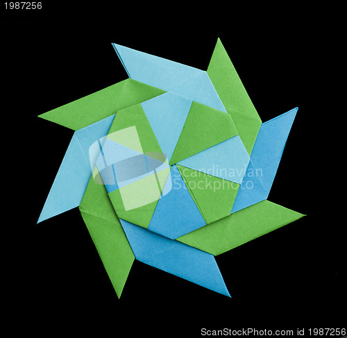 Image of Geometric figure origami