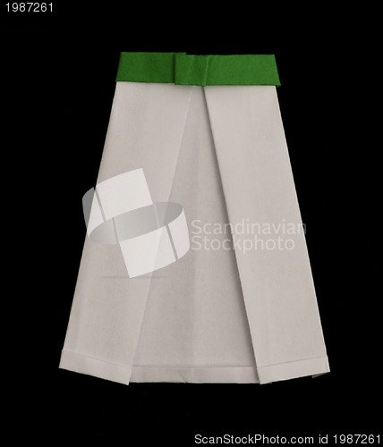 Image of Skirt folded origami style