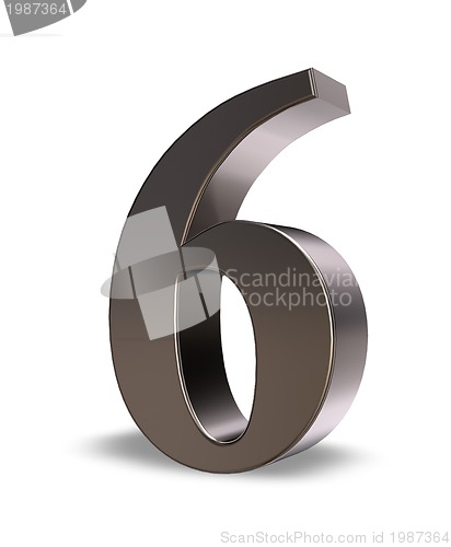 Image of metal number