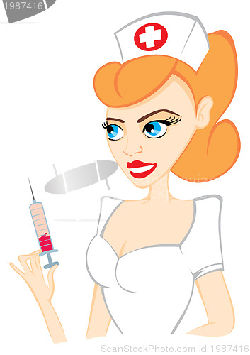 Image of Attractive nurse