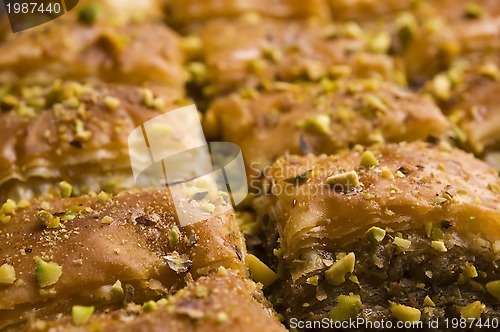 Image of Baklava - traditional middle east sweet desert