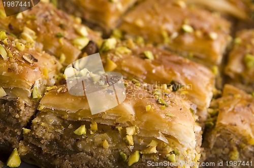 Image of Baklava - traditional middle east sweet desert