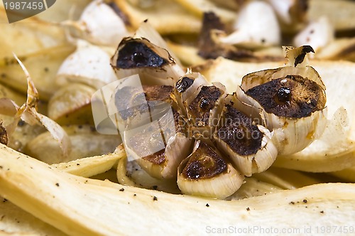 Image of Grilled parsley and garlic in honey sauce 