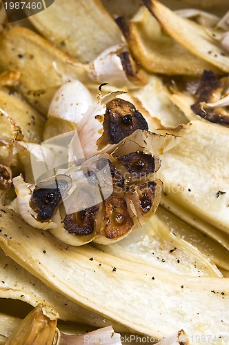 Image of Grilled parsley and garlic in honey sauce 