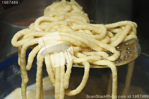 Image of German noodle called "Spaetzle"
