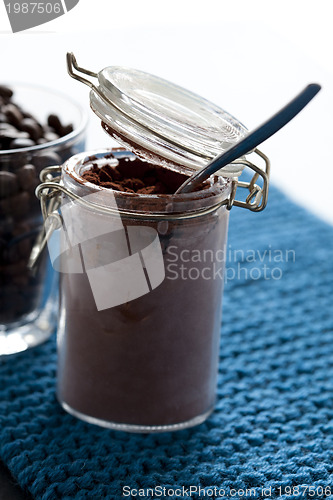 Image of Cocoa powder in glass jar