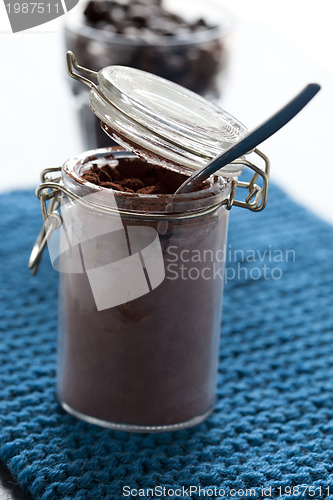 Image of Cocoa powder in glass jar