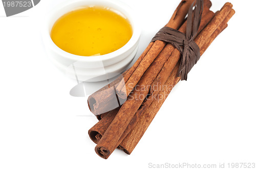 Image of cinnamon and honey