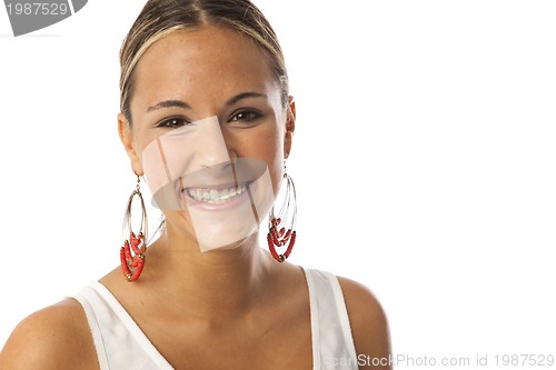 Image of real young beautiful woman