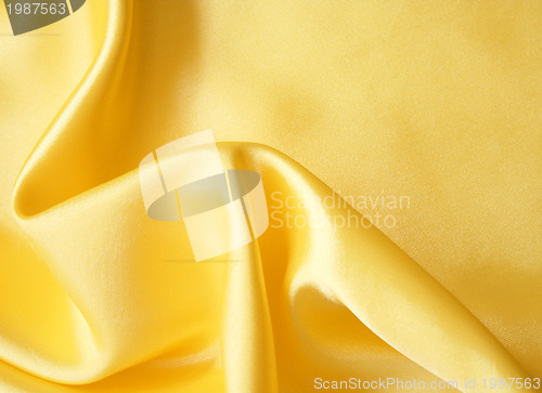 Image of Smooth elegant golden silk can use as background 