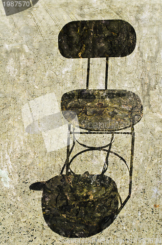 Image of Grunge Textured Chair