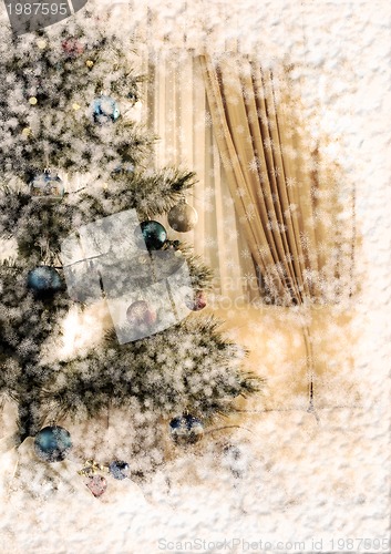 Image of Christmas decoration background