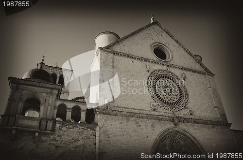 Image of Architecture Detail of Assisi in Umbria