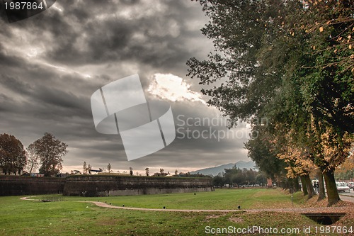 Image of Old Mansion with Garden in Lucca