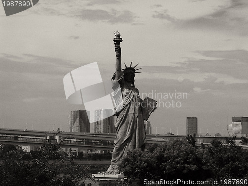 Image of Architectural detail of Tokyo, Black and White view