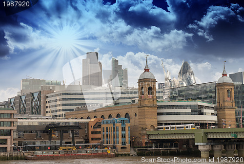 Image of City of London one of the leading centers of global finance and 