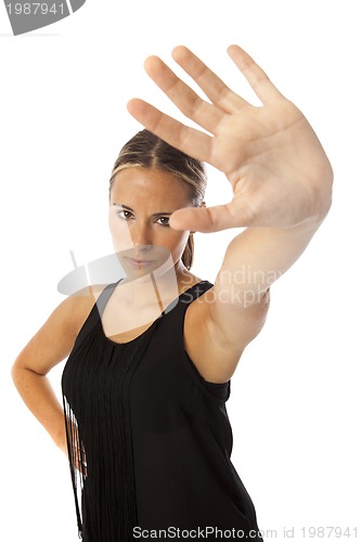 Image of real young beautiful woman
