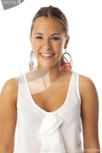 Image of real young beautiful woman