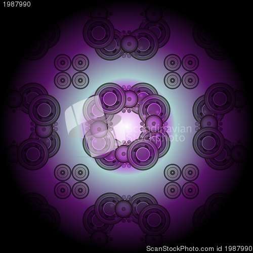 Image of Fractal Illustration background. Abstract graphic