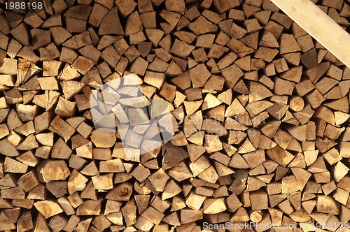 Image of Firewood background with copyspace