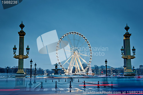 Image of The big wheel in Paris, Place de la Concorde