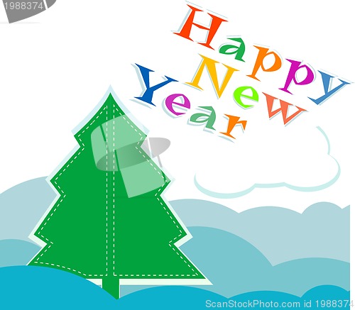 Image of Happy New Year greeting card