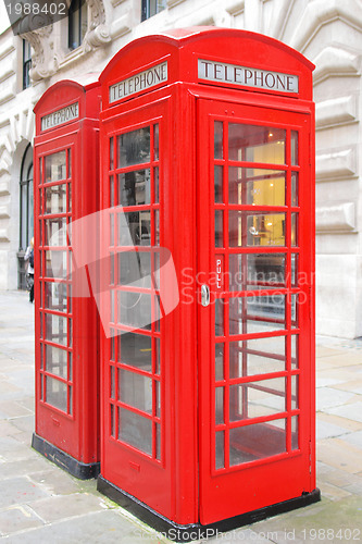 Image of London telephone box