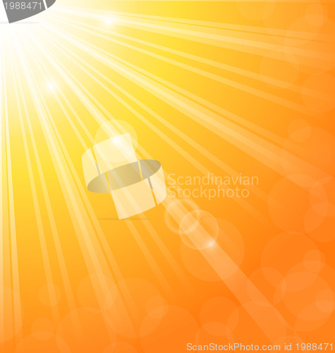 Image of Abstract background with sun light rays