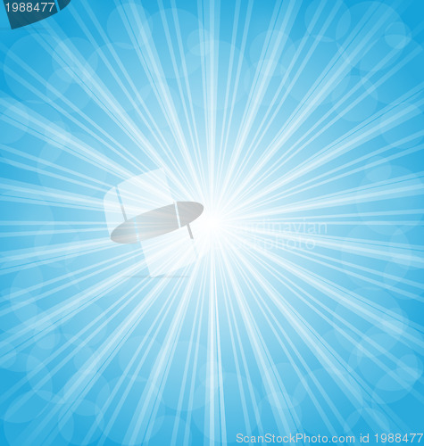 Image of Summer background show light rays