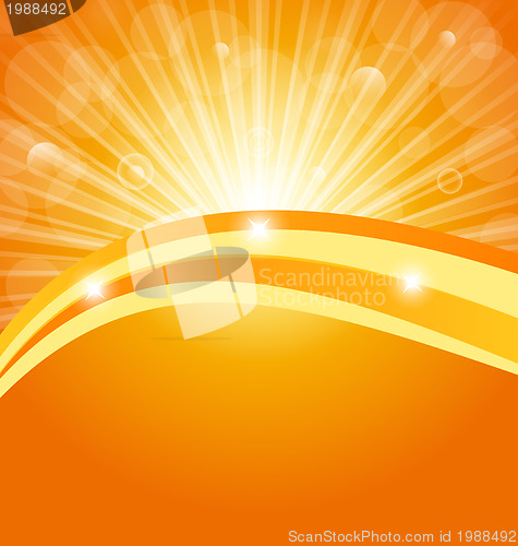 Image of Abstract background with sun light rays