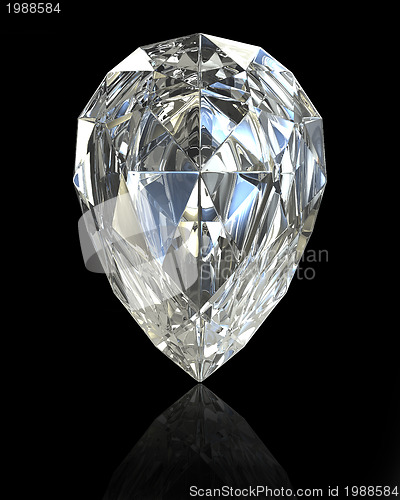 Image of Pear cut diamond