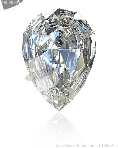 Image of Pear cut diamond