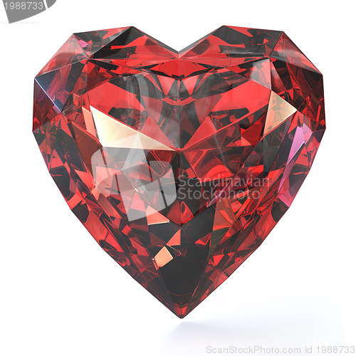 Image of Heart shaped ruby