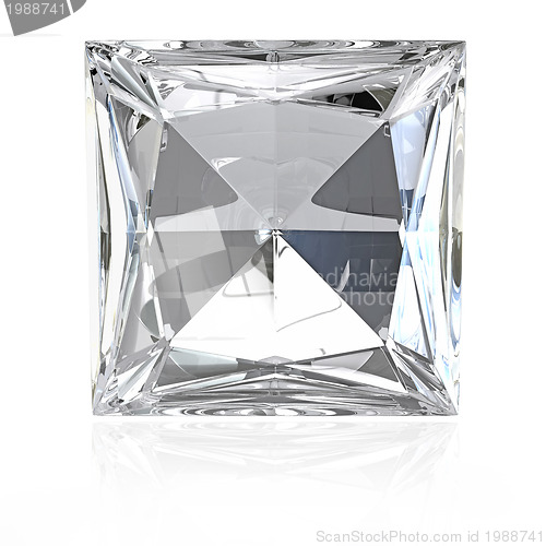 Image of Princess cut diamond