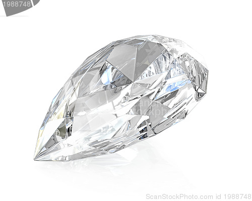 Image of Pear cut diamond