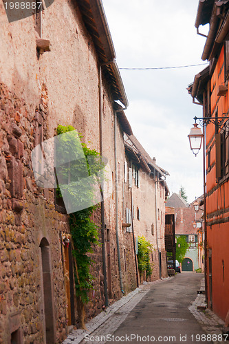 Image of Old streets in Riquewihr town