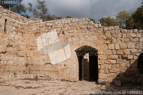 Image of medieval,  castle near jerusalem