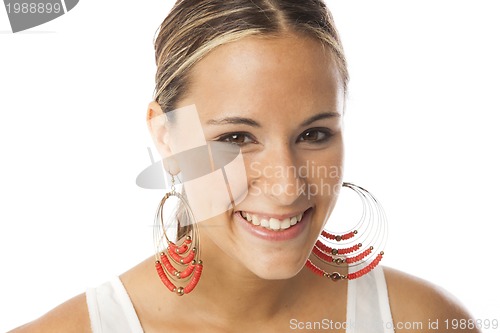Image of real young beautiful woman