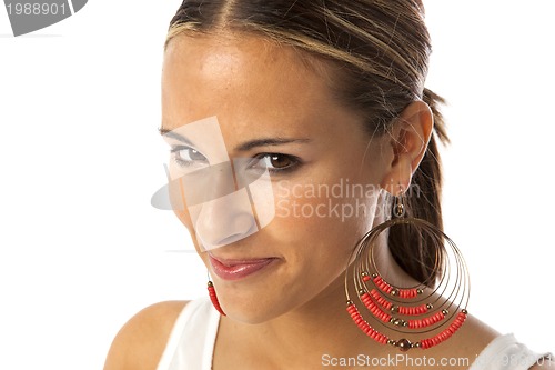 Image of real young beautiful woman