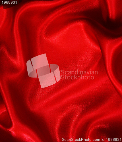 Image of Smooth Red Silk as background