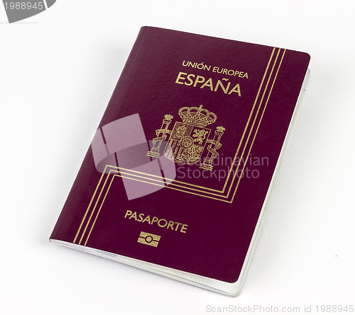 Image of Spanish passport