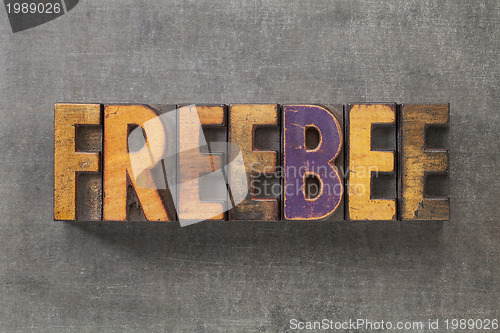 Image of freebee word