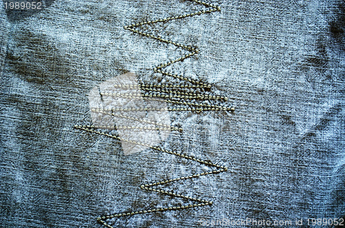 Image of Linen shirt abstract texture ornament 