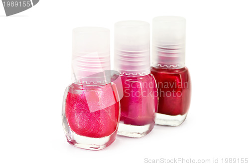 Image of Nail polish red shades