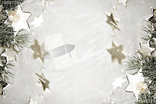 Image of Silver stars background