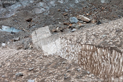 Image of Crevasses in glacier