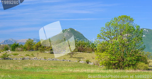 Image of Mountain in Lika - Trovrh. The view near Ondic, Croatia