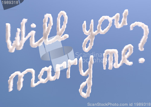 Image of Will you marry me